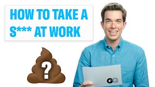 Need to Take a S*** at Work? Comedian John Mulaney Explains How – GQ Celebrity Life Advice