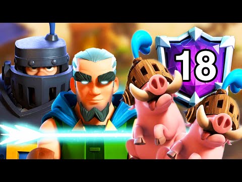 OYASSUU в шоке! Мегарыцарь разрывает ТОП-20 мира! / Clash Royale