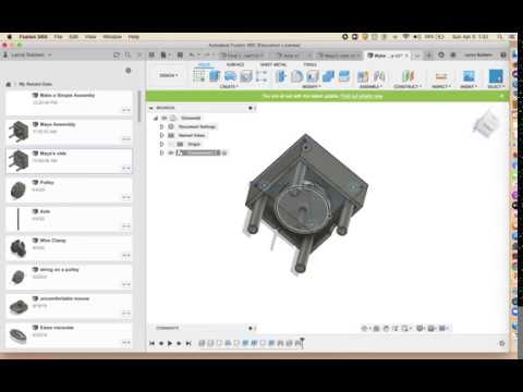 Making a Very Simple Assembly in Fusion 360