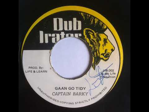 Captain Barky - Gaan Go Tidy - 7inch / Dub Irator