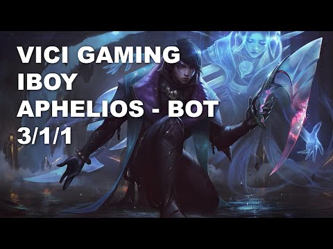 Vici Gaming iBoy Bot Aphelios vs Kalista - KR Challenger Rank Game 10.7