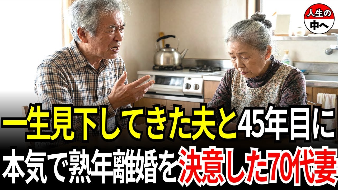 一生見下してきた夫と45年目に本気で熟年離婚を決意した70代妻