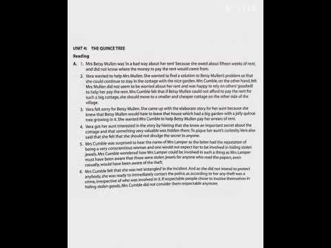 Capítulo 4 The Quince Tree Ans Class 8 [Leitor de livros de literatura Raintree em inglês]