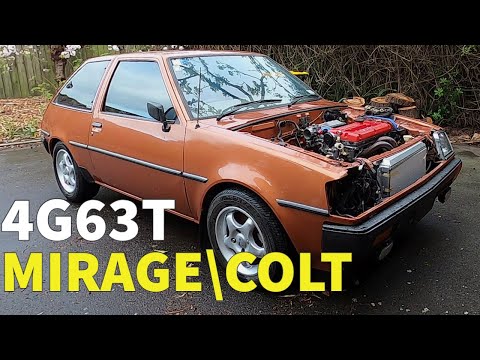 My First Car - 1983 Mitsubishi Mirage \ Mitsubishi Colt 4G63T Engine Swap Sleeper Car
