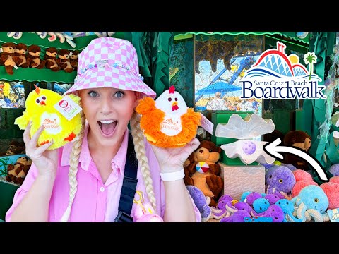 Carnival Game Redemption at Santa Cruz Beach Boardwalk