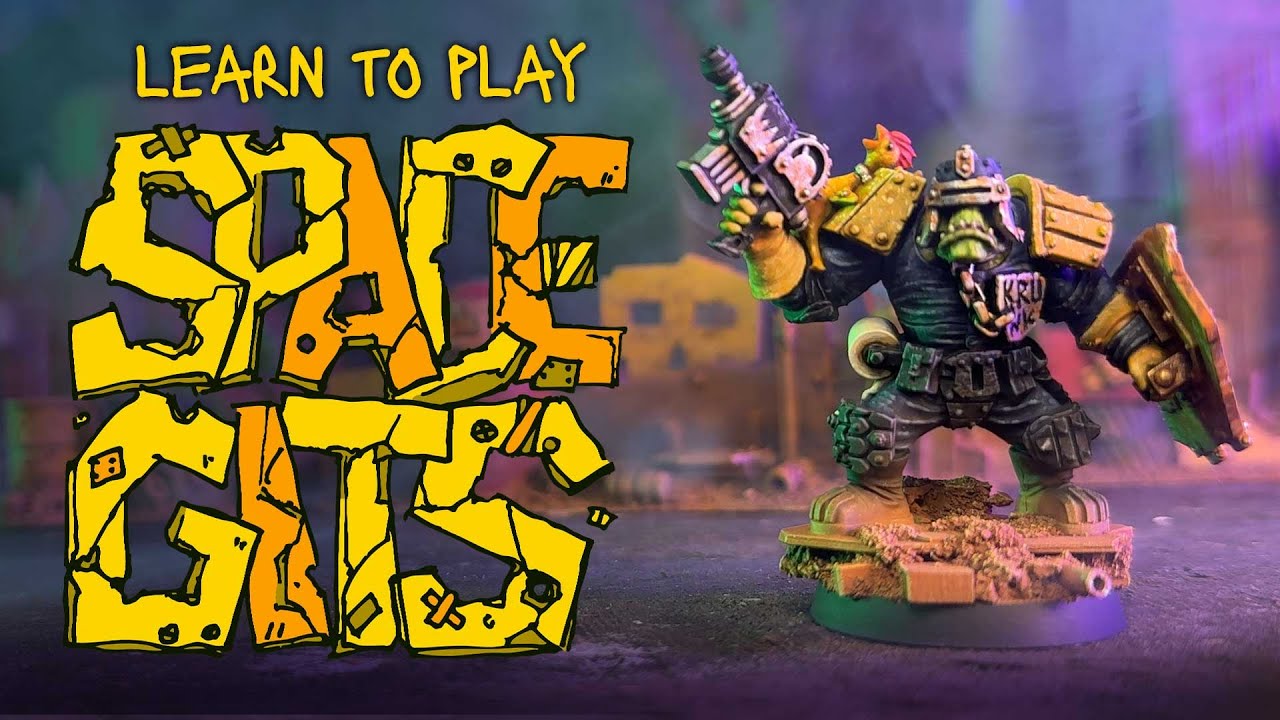 Learn to play SPACE GITS | Dexterity-based skirmish game!
