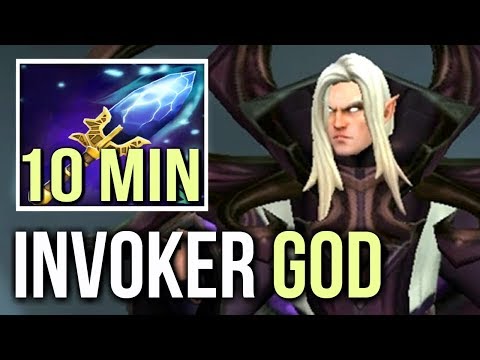 HOLY COW 10 MIN SCEPTER SumiYa Invoker WTF Farm Brutal Combo Gameplay Dota 2