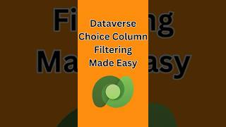 Filtering Dataverse Choice Columns the Easy Way  #canvasapps #powerapps #dataverse