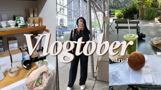 VLOGTOBER DAY 3 🍁 I finally found it!! Japanese market, Bryant park, Kbeauty store & homemade bread