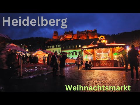 Heidelberg Weihnachtsmarkt 🇩🇪🎄2024 |4K