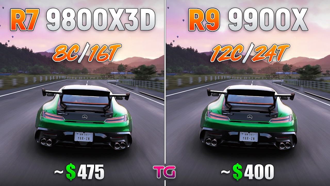 Ryzen 7 9800X3D vs Ryzen 9 9900X : A Huge Difference