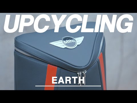 A bag made of car leather seats (feat. seatbelt) upcycling bag