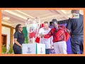 Citizen Sports Ruto Receives Champions League Trophy At State House Prays For Arsenal Win