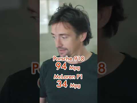 Thumbnail for CLARKSON & HAMMOND , discus MPG on the Porche 918 and Mclaren P1 Reaction #topgear by Ferrari, Plug-in hybrid, SEAT, Porsche, Sports car, Car