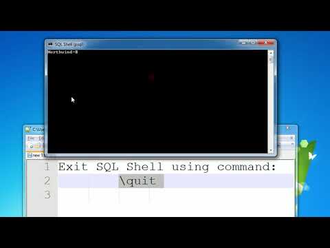 Postgresql Exit Sql Shell Using Command