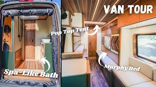 This Camper Van Has Next-Level Design & Hidden Features