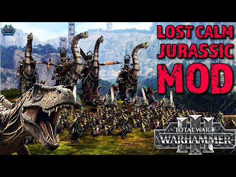 The BEST Lizardmen Mod - TW Warhammer 3: Lost Calm Jurassic!