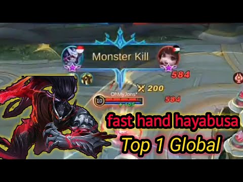 Fast Hand Hayabusa Crazy Shadow Movement || MOBILE LEGENDS