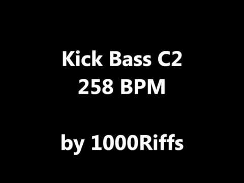 Kick Bass C2 : 258 BPM - Beats Per Minute