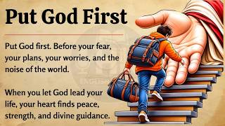 Put God First  When God Leads, Your Heart Finds Peace  Graded Reader  Speak English Every Day