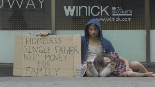 Homeless Drug Addict VS Homeless Father(Social Experiment)