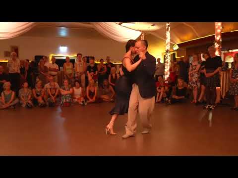 Deborah van Cauter and Lucas Malec milonga Taboe Tango Camp 2024