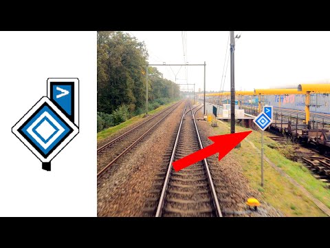 Railway Signals Explained 27: ‘End of overhead lines’ Vathorst - Amsterdam CABVIEW HOLLAND 25/10/21
