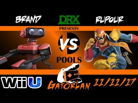GatorLan Fall 2017 - POOLS - Brand (Rob) vs. Rupour (Captain Falcon) - Smash 4 - Wii U