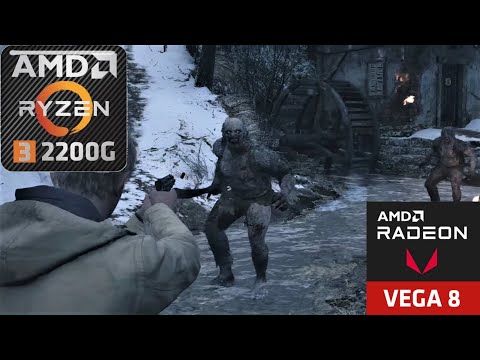 Resident Evil Village Ryzen 3 2200G Vega 8 (Low End PC)