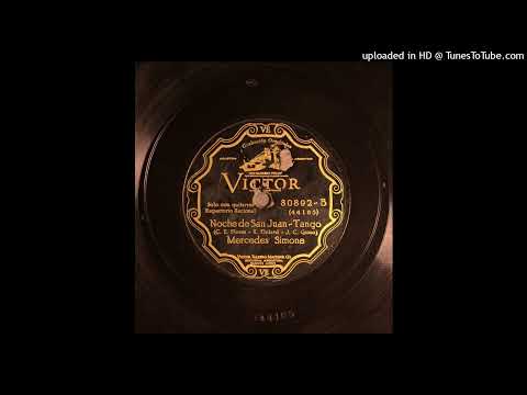 Noche de San Juan (tango) Mercedes Simone BAVE-44165 1928 V 80.892-B