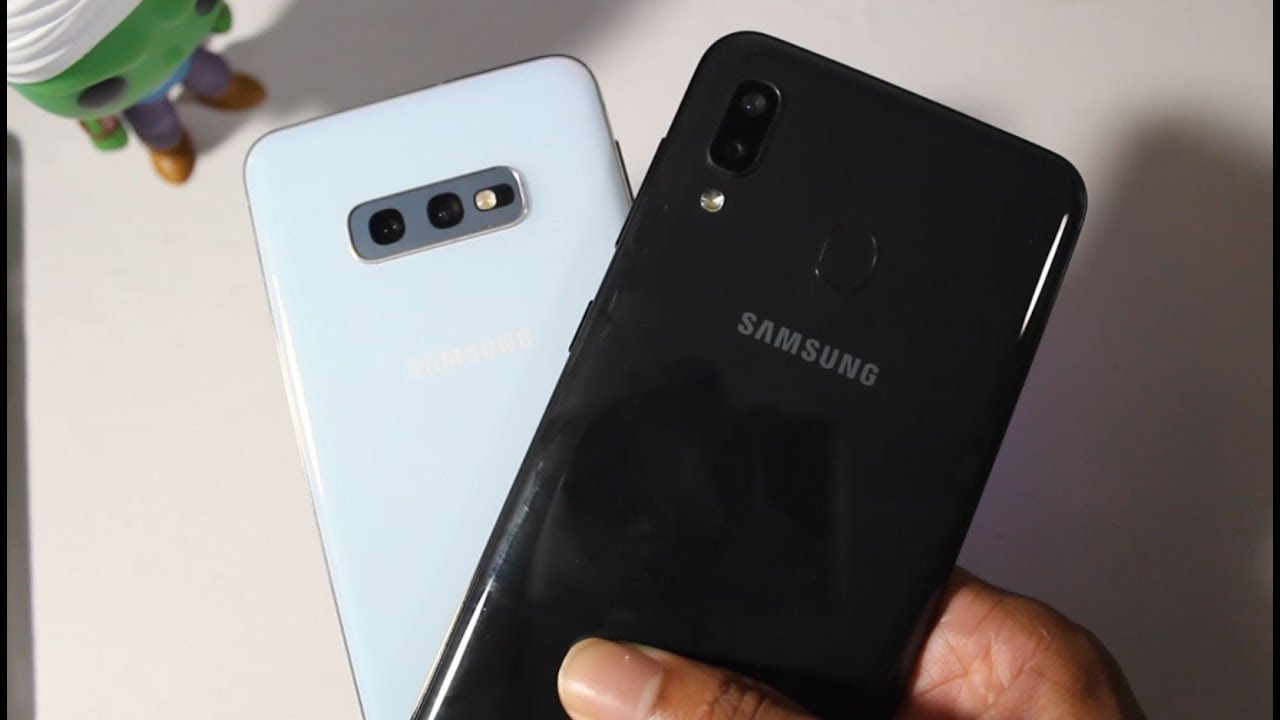Samsung Galaxy S10e VS Samsung Galaxy A20 - (Speed Test Cameras Specs) 2019-2020