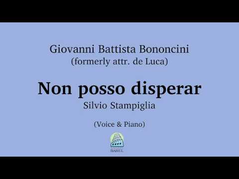 Giovanni Battista Bononcini - Non posso disperar! (sample)