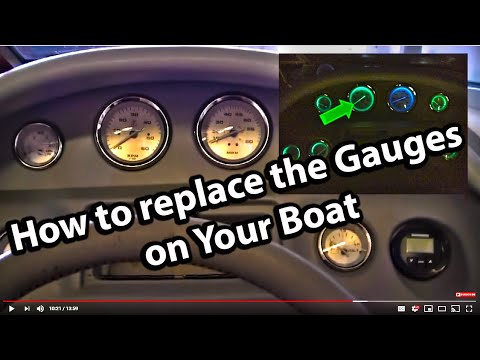 How to Replace the Gauges in your boat