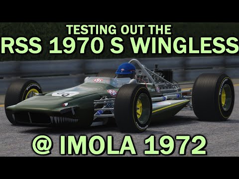 IMOLA 1972 feat The Formula RSS 1970 WINGLESS [with POSSIBLE BUG/GLITCH/MOD LIMITATION?]