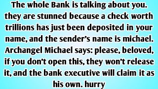 👉THE WHOLE BANK IS TALKING ABOUT YOU. THEY ARE STUNNED BECAUSE A CHECK WORTH TRILLIONS HAS...