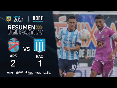 Copa de la Liga | Fecha 10 | resumen de Arsenal - Racing