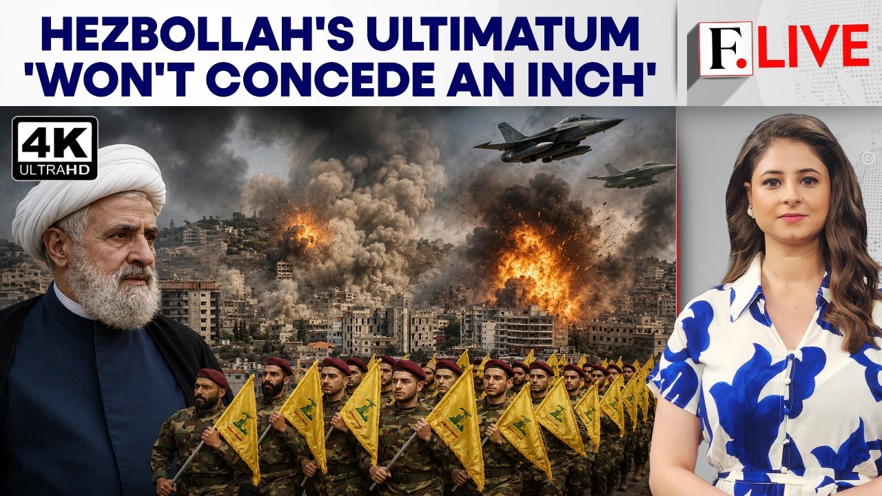 Hezbollah Chief's Chilling Threat To Israel: 'No Choice But To Withdraw' | Firstpost Live | 4K