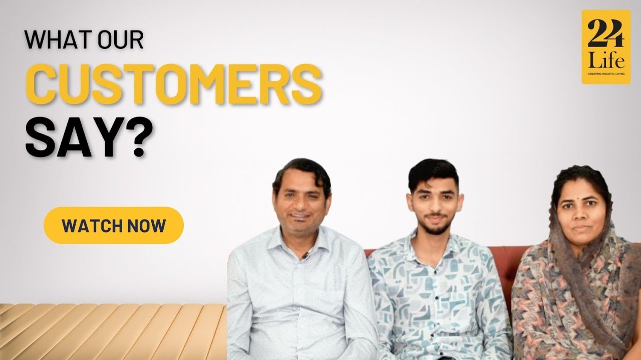 Mr. & Mrs. Choudhary sharing their 24Life experience