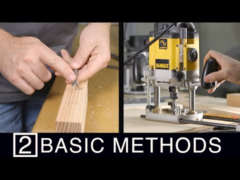 Learn How To Cut Grooves In The Middle Of Wood