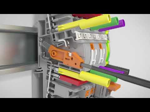 Push-in test disconnect terminal blocks (PTME 6) for the current transformers