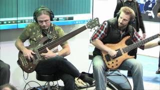 Steve Bailey, Hadrien Feraud and David Haynes - PreSonus - NAMM 2012