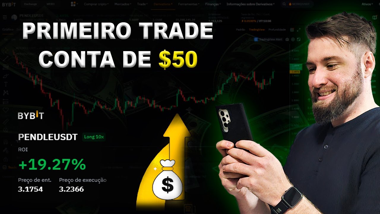 Como Fazer o Primeiro DAY TRADE CRIPTO | CONTA REAL | BINANCE FUTURES e BYBIT EP.01