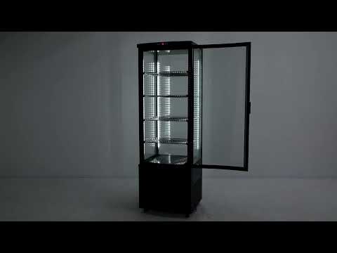 CHANGER MODEL CL-218 SERIES UPRIGHT COLD DISPLAY BLACK