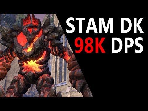 Stamina Dragonknight 98k DPS Parse Target Dummy - Scalebreaker PTS