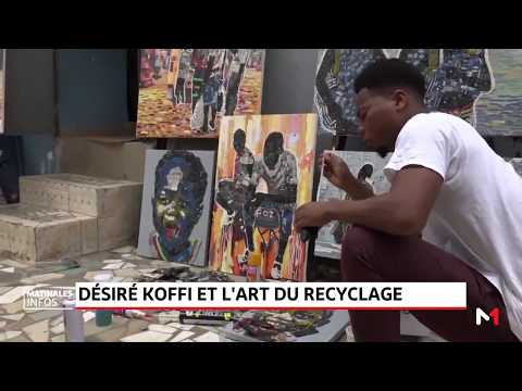 Mounou Désiré Koffi : l’art du recyclage