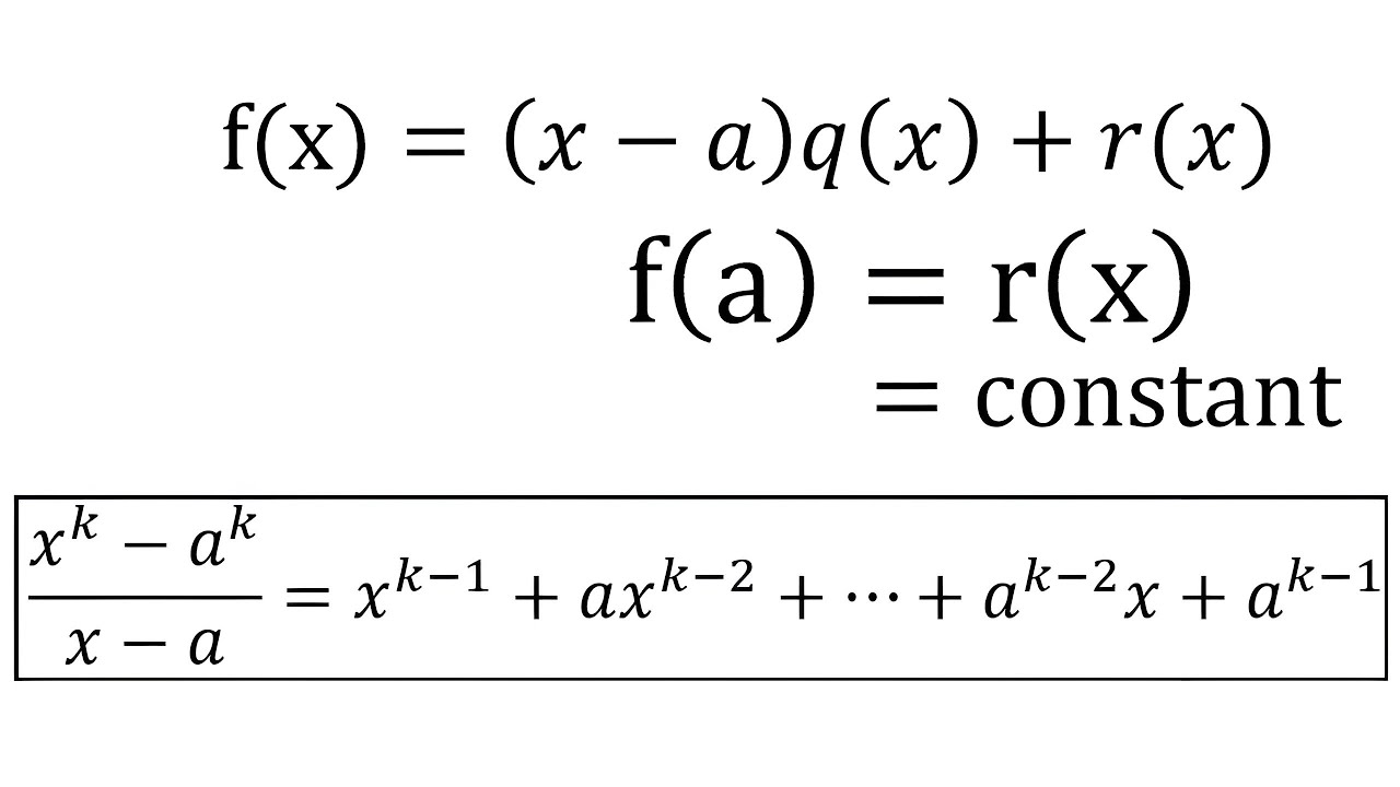 Polynomial Remainder Theorem: Elementary Proof