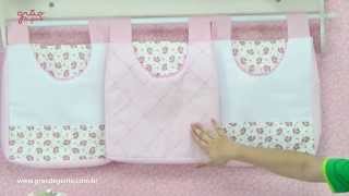 Porta Fraldas Varão Primavera Baby Rosa | Ref: 47805