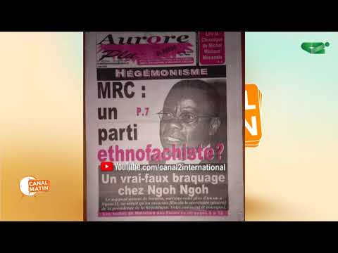 PRESS REVIEW for Thursday 10/31/2019 - Canal 2 international