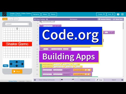 How to Make a Snake Game in App Lab on Code.org CS Principles - AP Computer Science