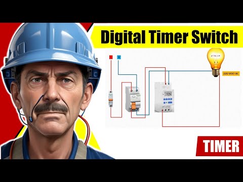 Setting up and Connecting a Digital Timer Switch | digital time switch